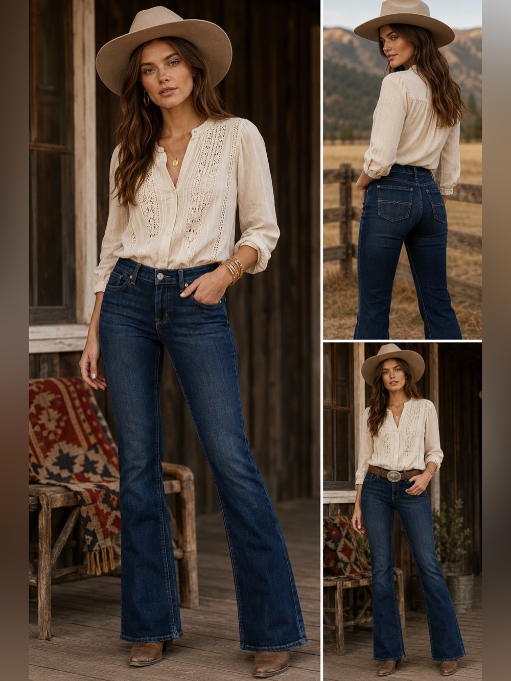 Lucky Brand Sweet Mid Rise Boot Jeans 8/29R Dark Wash Stretch Bootcut Denim Y2K